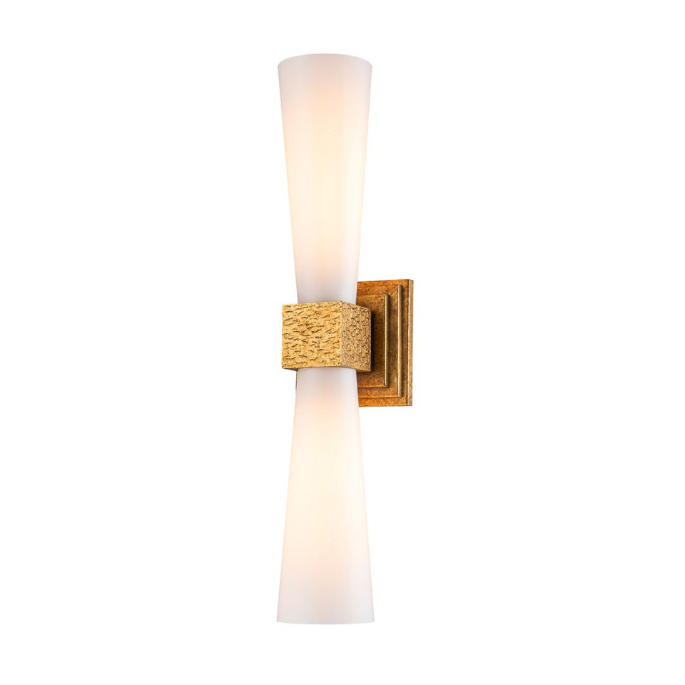 Kristy 2-ljus vägglampa guld 66 cm Elstead Lighting Kristy 2-ljus vägglampa guld 66 cm