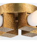 Kristy 4-lt pendant/flush ceiling light distressed gold 66 cm Elstead Lighting Kristy 4-lt pendant/flush ceiling light distressed gold 66 cm