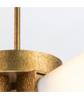 Kristy 4-lt pendant/flush ceiling light distressed gold 66 cm Elstead Lighting Kristy 4-lt pendant/flush ceiling light distressed gold 66 cm