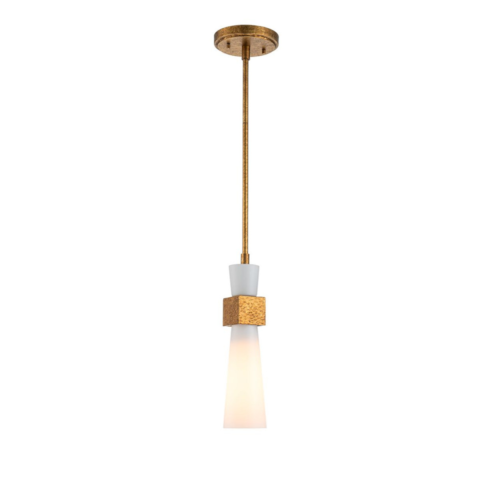 Kristy 1-lt ceiling light distressed gold 15.2 cm Elstead Lighting Kristy 1-lt ceiling light distressed gold 15.2 cm