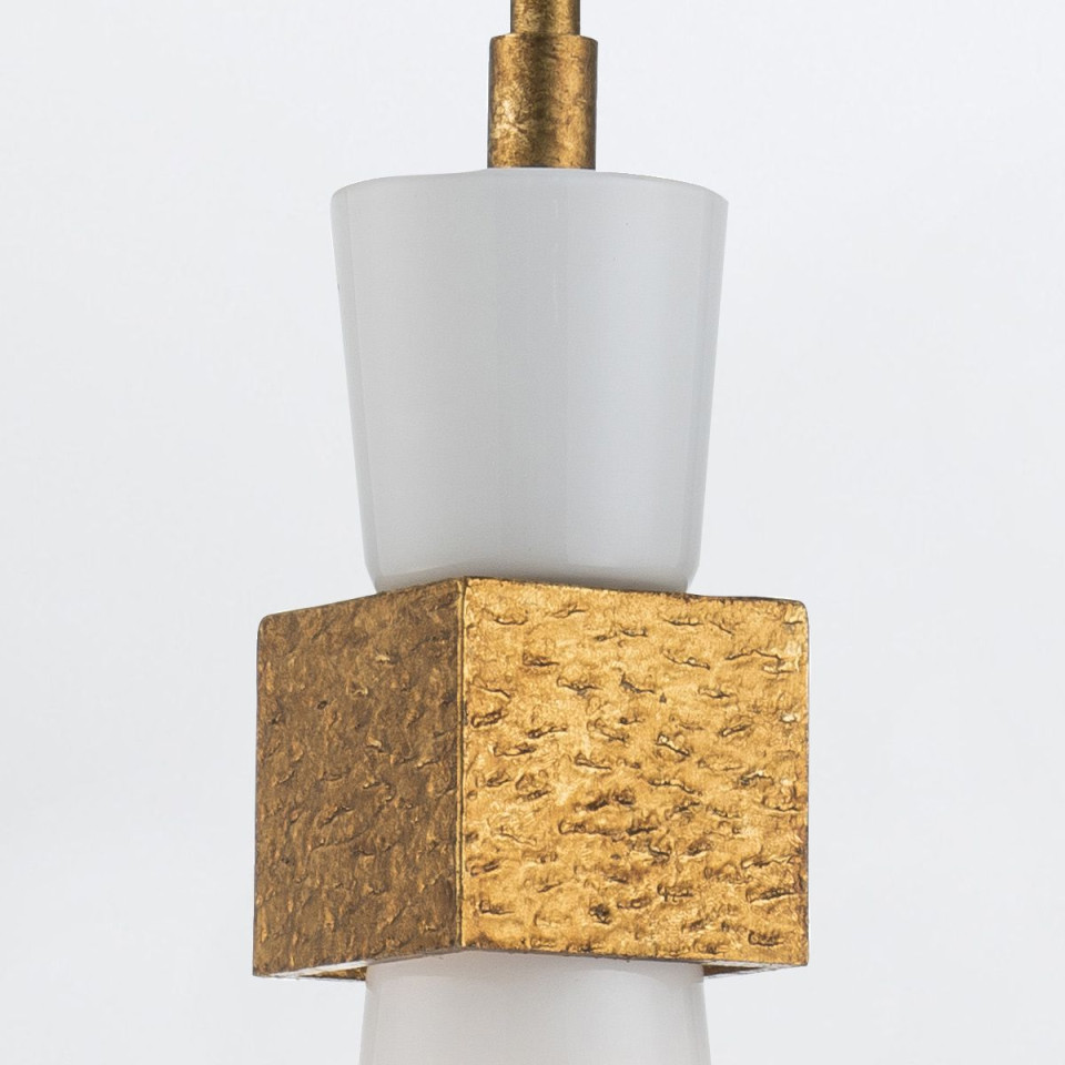 Kristy 1-lt ceiling light distressed gold 15.2 cm Elstead Lighting Kristy 1-lt ceiling light distressed gold 15.2 cm