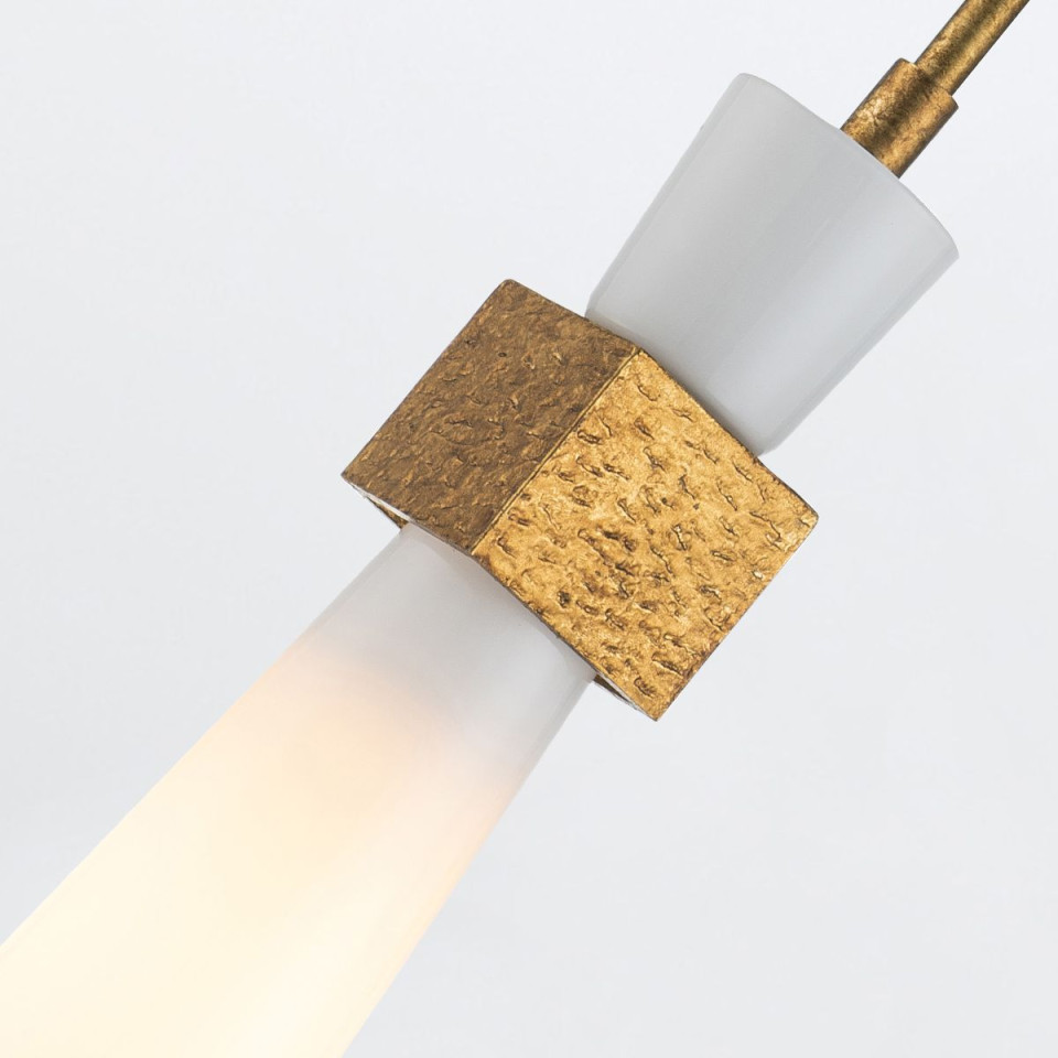 Kristy 1-lt ceiling light distressed gold 15.2 cm Elstead Lighting Kristy 1-lt ceiling light distressed gold 15.2 cm
