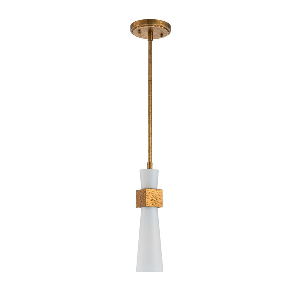 Kristy 1-lt ceiling light distressed gold 15.2 cm Elstead Lighting Kristy 1-lt ceiling light distressed gold 15.2 cm