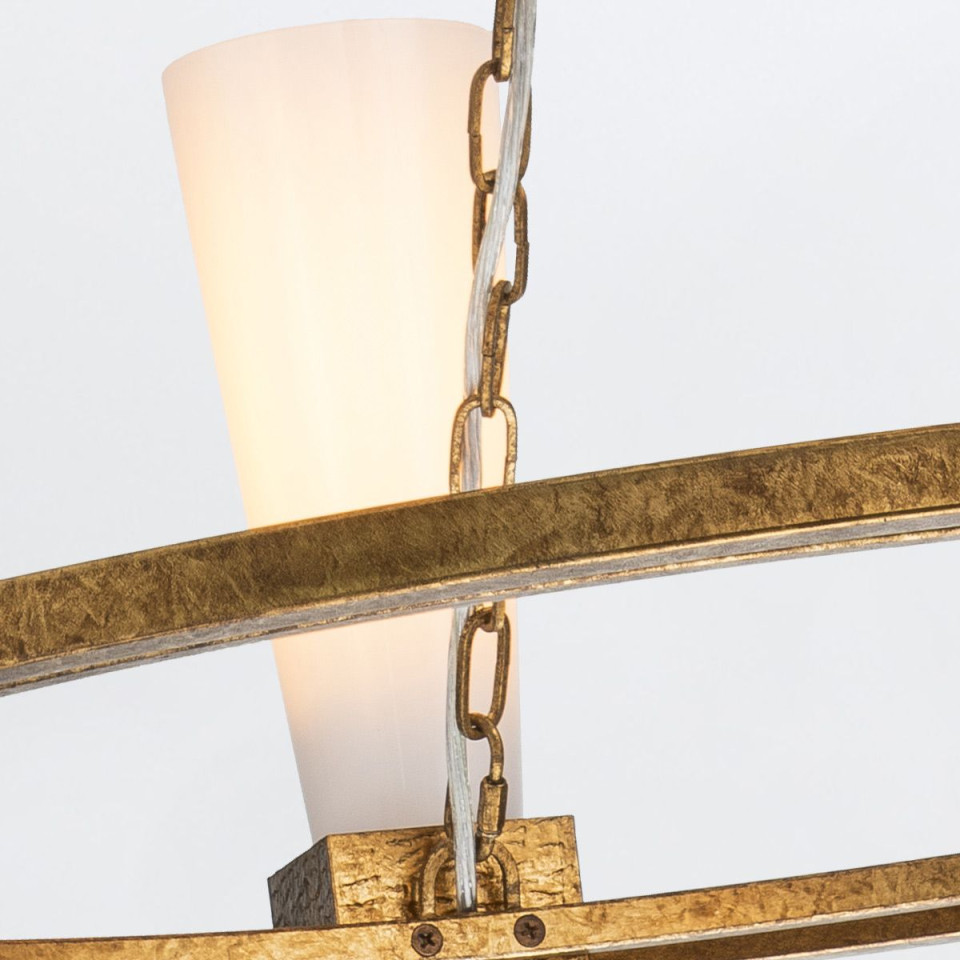 Kristy 4-ljus ljuskrona guld 83,8 cm Elstead Lighting Kristy 4-ljus ljuskrona guld 83,8 cm