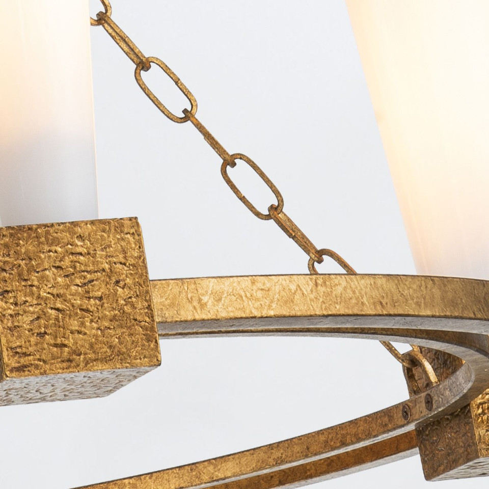 Kristy 4-ljus ljuskrona guld 83,8 cm Elstead Lighting Kristy 4-ljus ljuskrona guld 83,8 cm