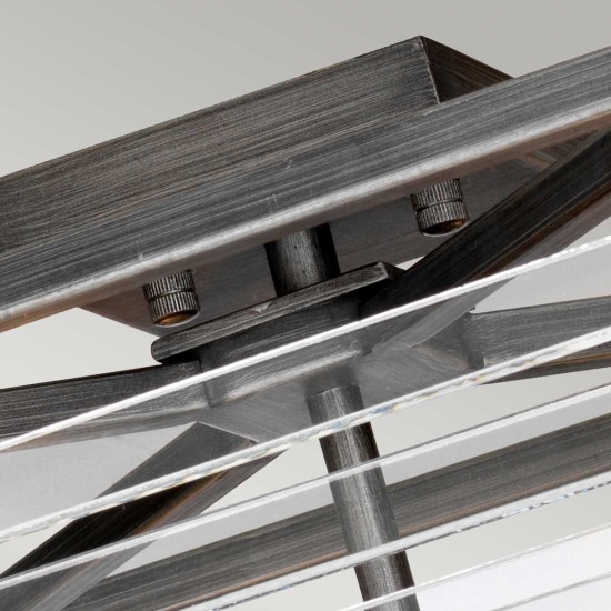 Louvren 4 plafond gunmetal 39.2cm Louvren 4 plafond gunmetal 39.2cm