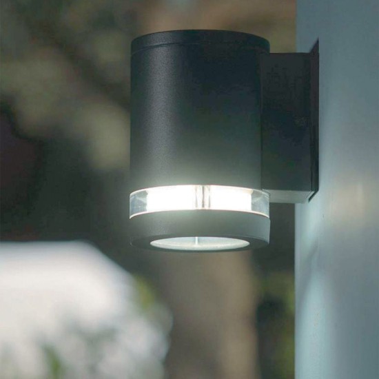 Magnus 1-Lt Outdoor Wall Light Graphite 14.6cm