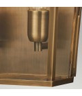 Mansion House 2-Lt Large Outdoor Wall Lantern Aged Brass 48.9cm IP44