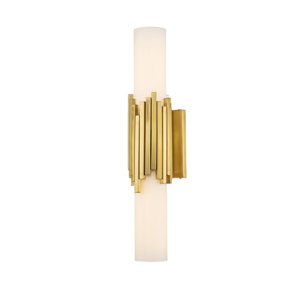 Marvelle 2-ljus vägglampa åldrad mässing 55,9 cm Elstead Lighting Marvelle 2-ljus vägglampa åldrad mässing 55,9 cm
