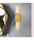 Marvelle 2-ljus vägglampa åldrad mässing 55,9 cm Elstead Lighting Marvelle 2-ljus vägglampa åldrad mässing 55,9 cm