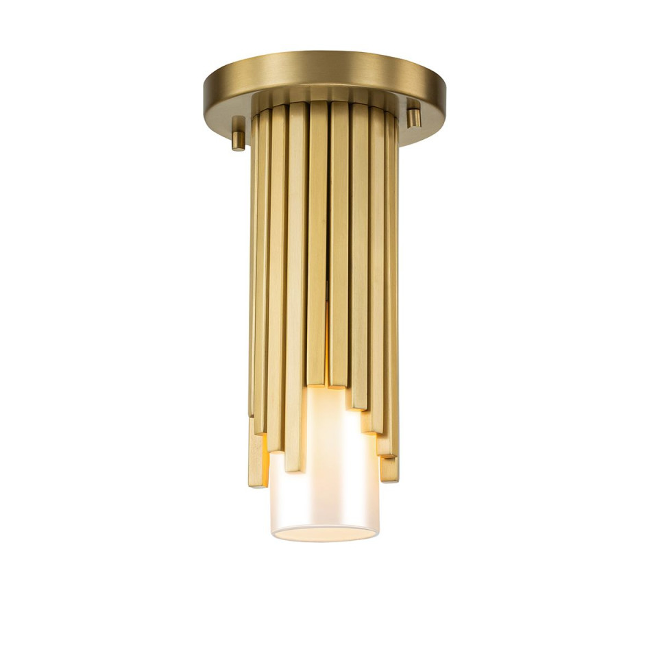 Marvelle 1-ljus mini plafond åldrad mässing 14 cm Elstead Lighting Marvelle 1-ljus mini plafond åldrad mässing 14 cm