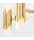 Marvelle 10-ljus ljuskrona åldrad mässing 106,7 cm Elstead Lighting Marvelle 10-ljus ljuskrona åldrad mässing 106,7 cm