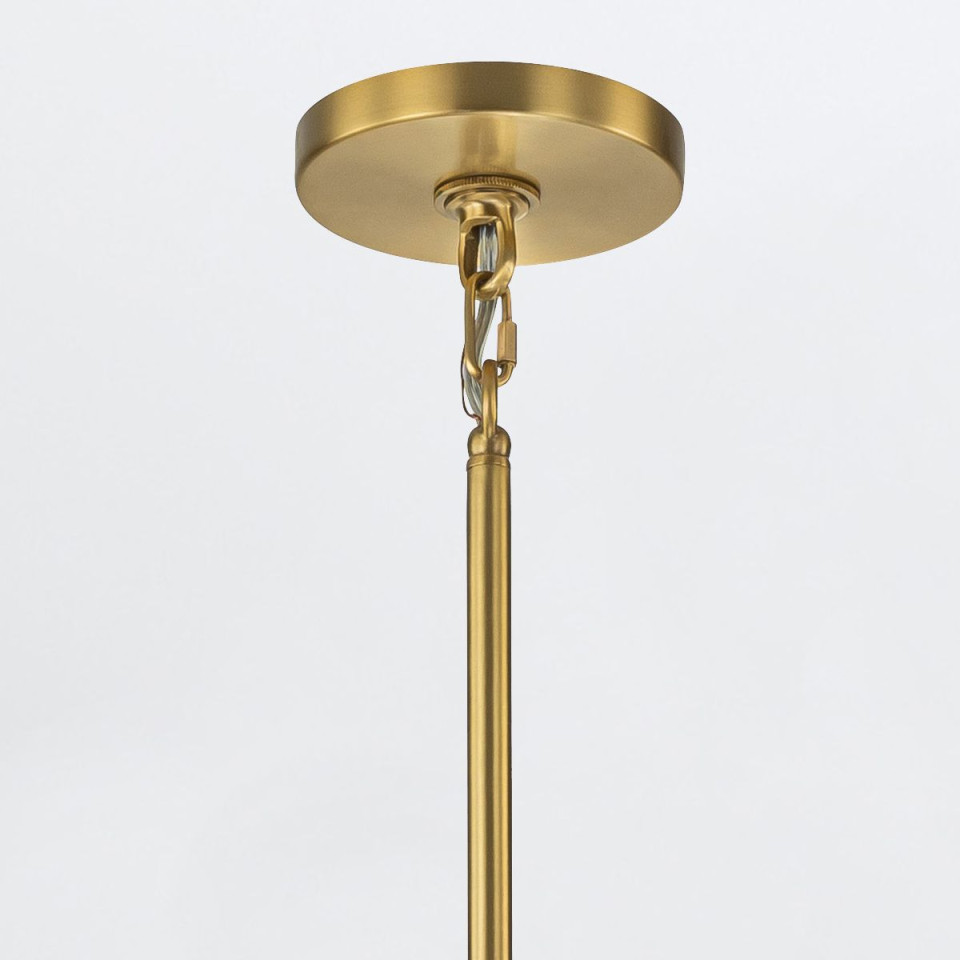Marvelle 10-ljus ljuskrona åldrad mässing 106,7 cm Elstead Lighting Marvelle 10-ljus ljuskrona åldrad mässing 106,7 cm