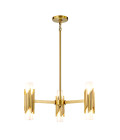 Marvelle 6-ljus ljuskrona åldrad mässing 66 cm Elstead Lighting Marvelle 6-ljus ljuskrona åldrad mässing 66 cm