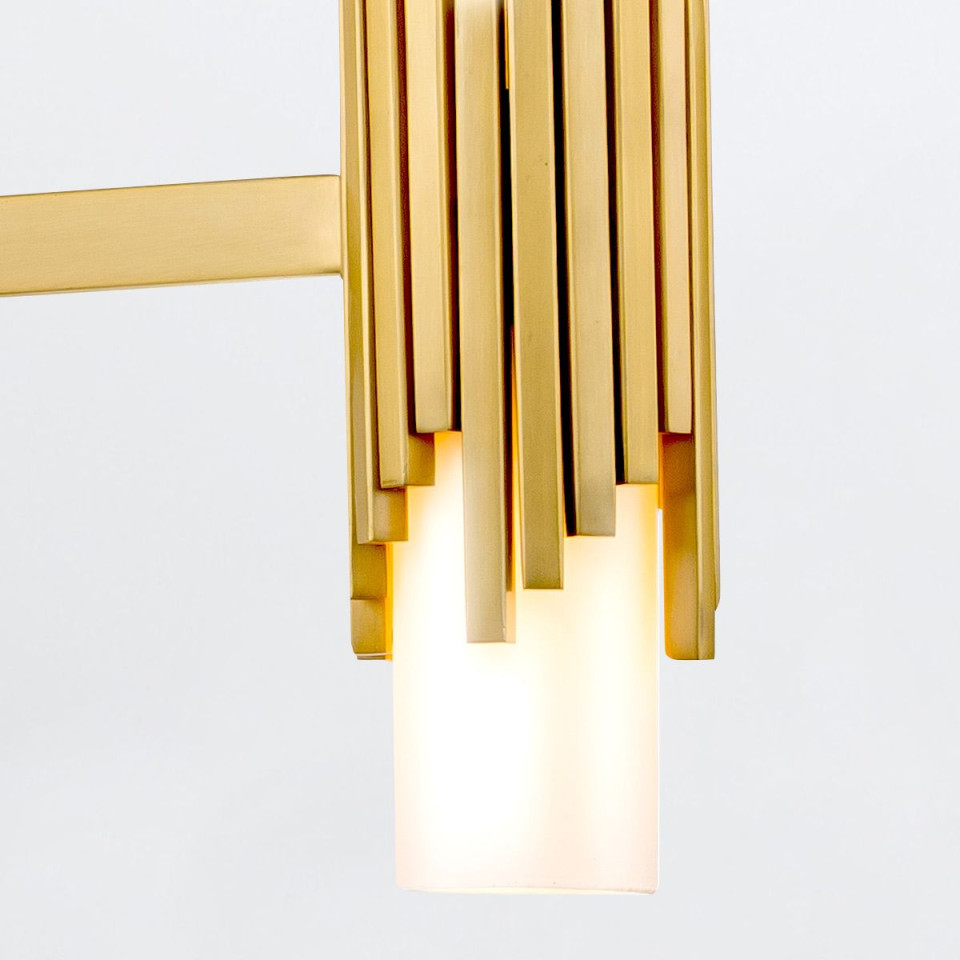Marvelle 6-ljus ljuskrona åldrad mässing 66 cm Elstead Lighting Marvelle 6-ljus ljuskrona åldrad mässing 66 cm