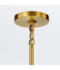 Marvelle 6-ljus ljuskrona åldrad mässing 66 cm Elstead Lighting Marvelle 6-ljus ljuskrona åldrad mässing 66 cm