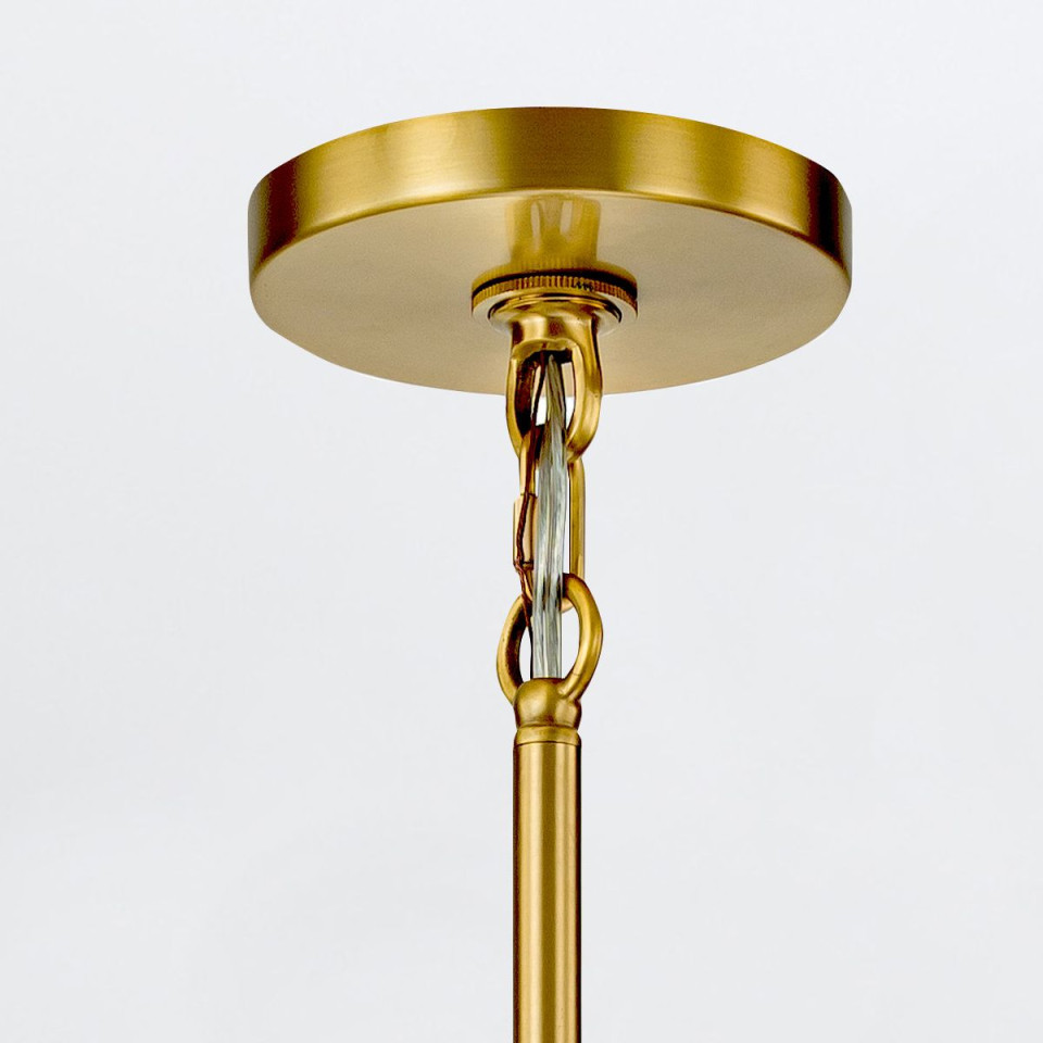 Marvelle 6-ljus ljuskrona åldrad mässing 66 cm Elstead Lighting Marvelle 6-ljus ljuskrona åldrad mässing 66 cm