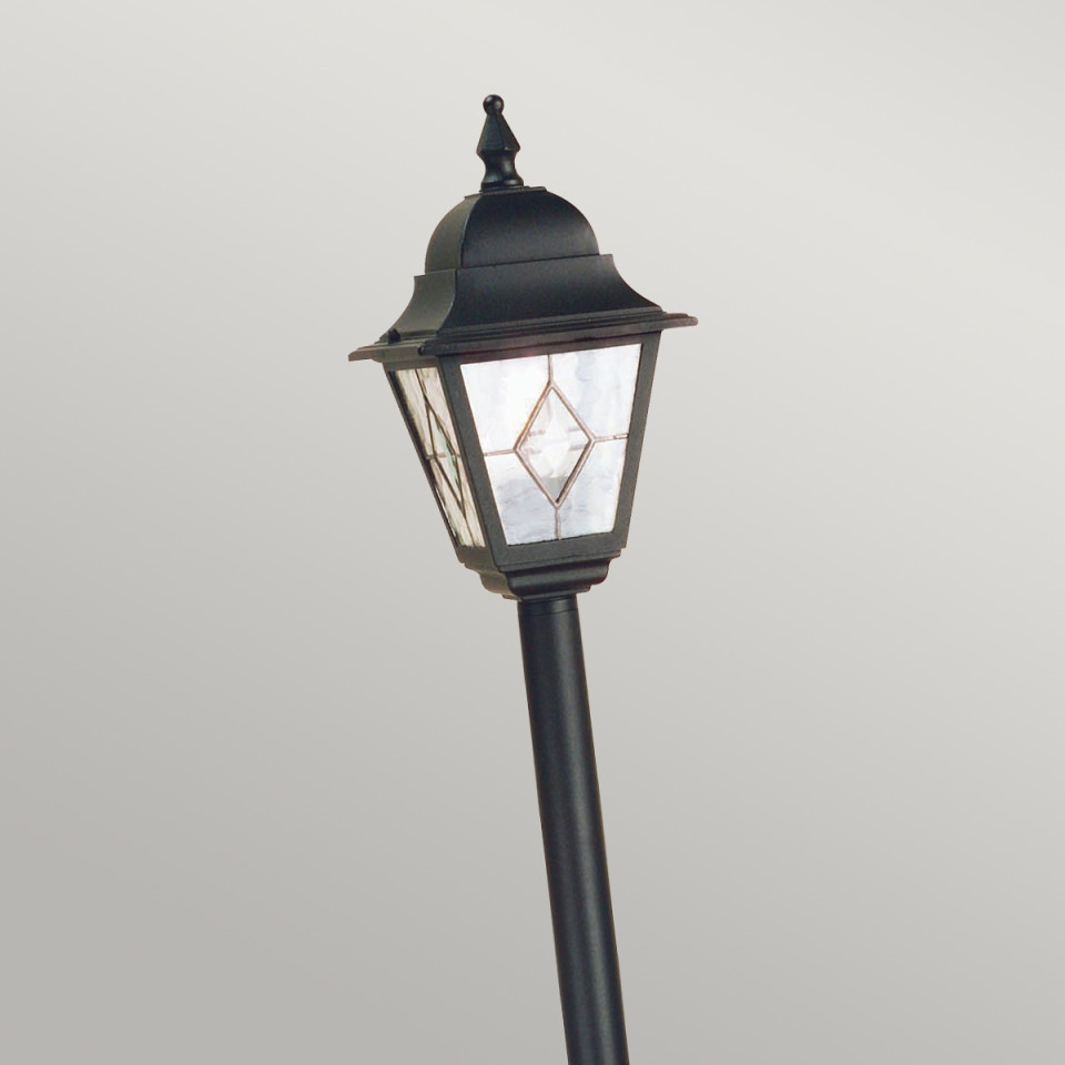 Norfolk 1-Lt Outdoor Pillar Light Black 109cm Elstead Lighting Norfolk 1-Lt Outdoor Pillar Light Black 109cm