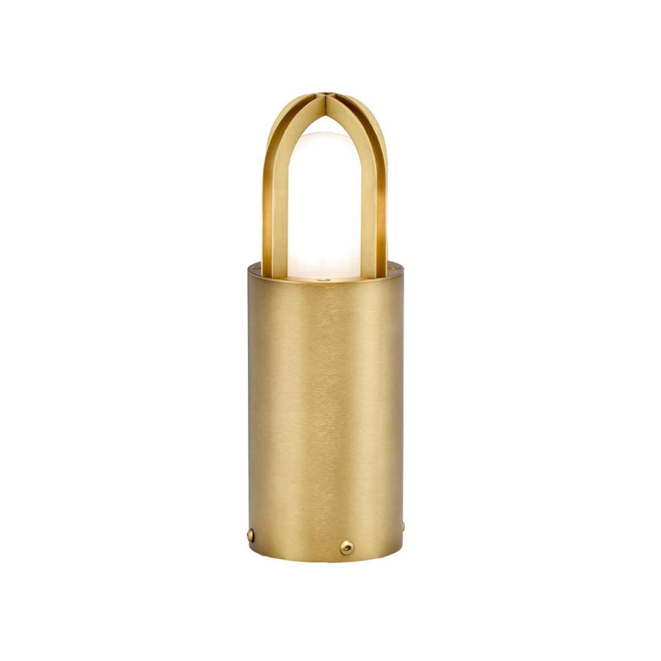 Paignton utomhus mini pollare  borstad mässing 30 cm IP55 Elstead Lighting Paignton utomhus mini pollare  borstad mässing 30 cm IP55