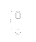 Paignton utomhus mini pollare  borstad mässing 30 cm IP55 Elstead Lighting Paignton utomhus mini pollare  borstad mässing 30 cm IP55