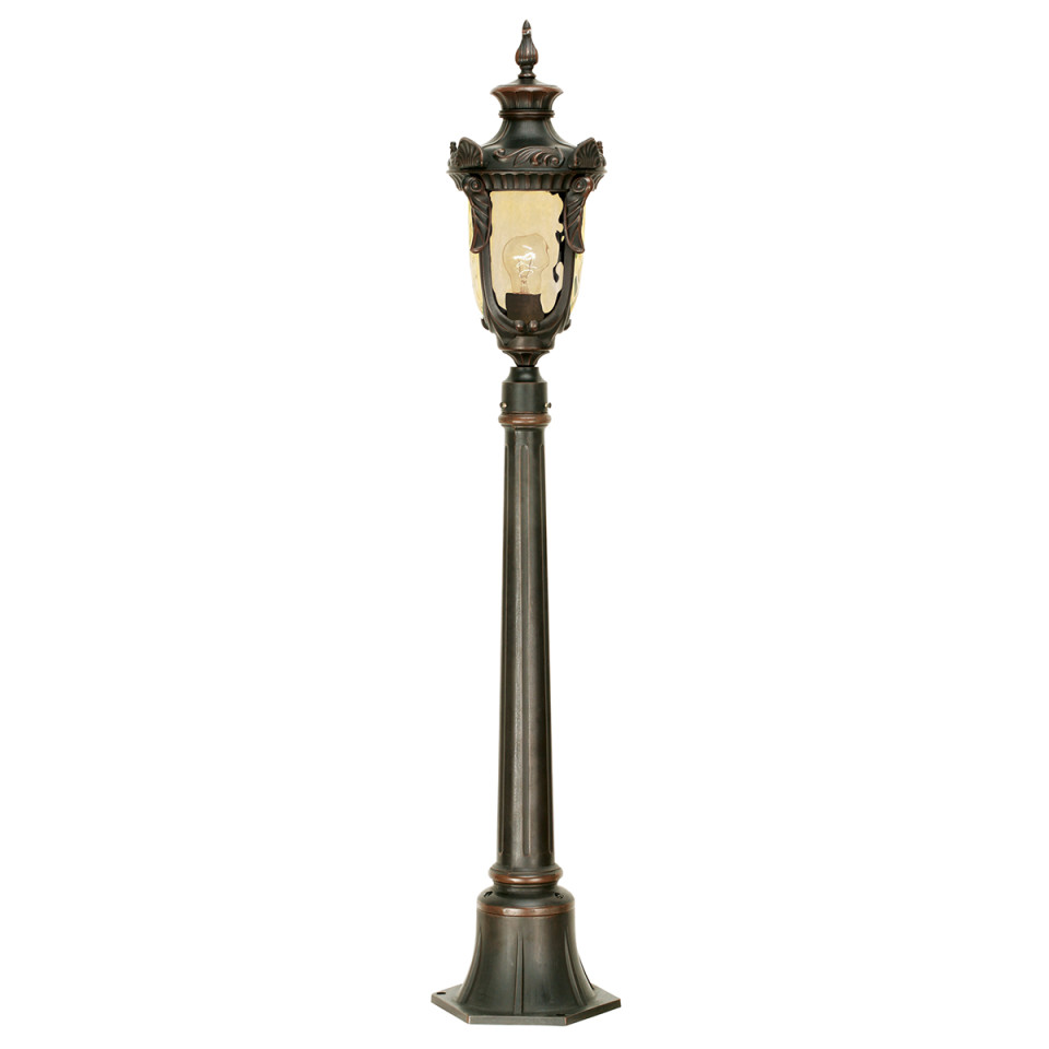 Philadelphia 1-Lt Medium Outdoor Pillar Light Old Bronze 116.5cm Elstead Lighting Philadelphia 1-Lt Medium Outdoor Pillar Light Old Bronze 116.5cm