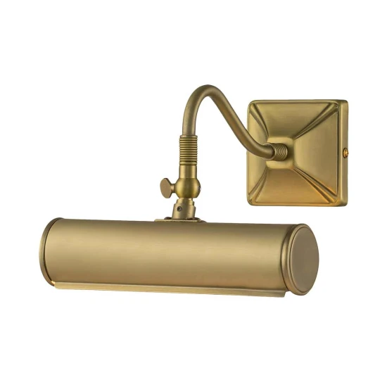Picture Light 1-lt small brushed brass 19 cm