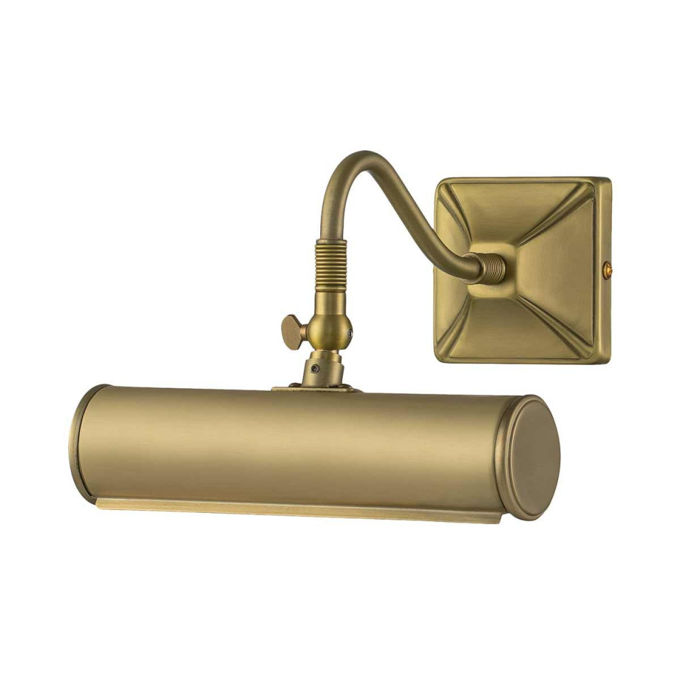 Picture Light 1-ljus tavelbeysning borstad mässing 19 cm Elstead Lighting Picture Light 1-ljus tavelbeysning borstad mässing 19 cm