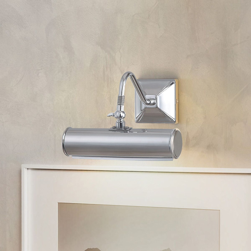 Picture Light 1-ljus tavelbeysning polerad krom 19 cm Elstead Lighting Picture Light 1-ljus tavelbeysning polerad krom 19 cm