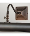 Picture Light 2-ljus tavelbeysning mörk brons 36 cm