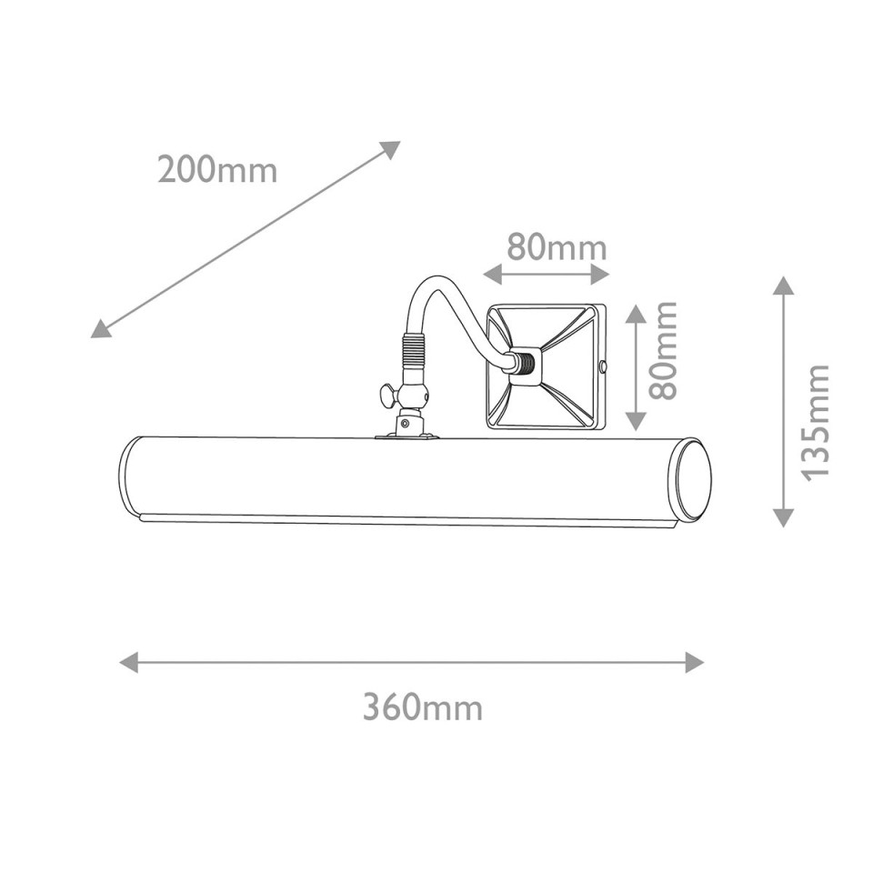 Picture Light 2-ljus tavelbeysning mörk brons 36 cm Elstead Lighting Picture Light 2-ljus tavelbeysning mörk brons 36 cm