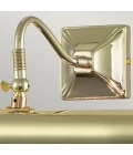 Picture Light 2-ljus tavelbeysning polerad mässing 36 cm