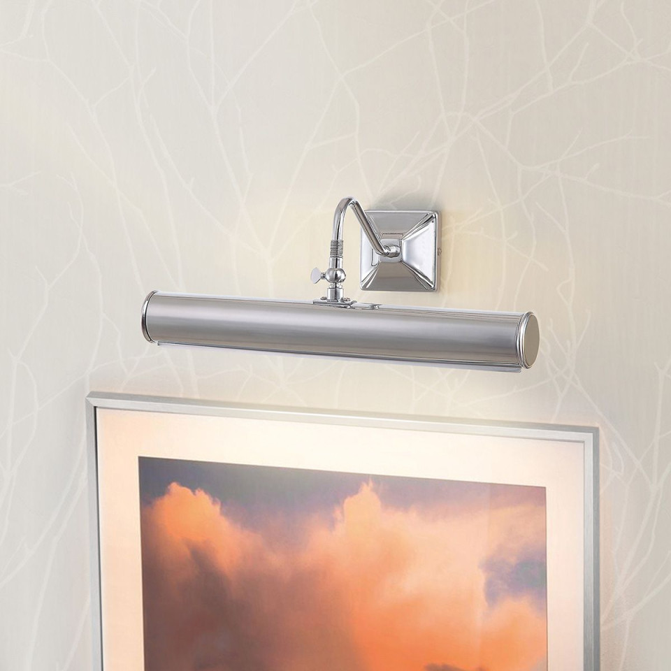 Picture Light 2-ljus tavelbeysning polerad krom 36 cm Elstead Lighting Picture Light 2-ljus tavelbeysning polerad krom 36 cm
