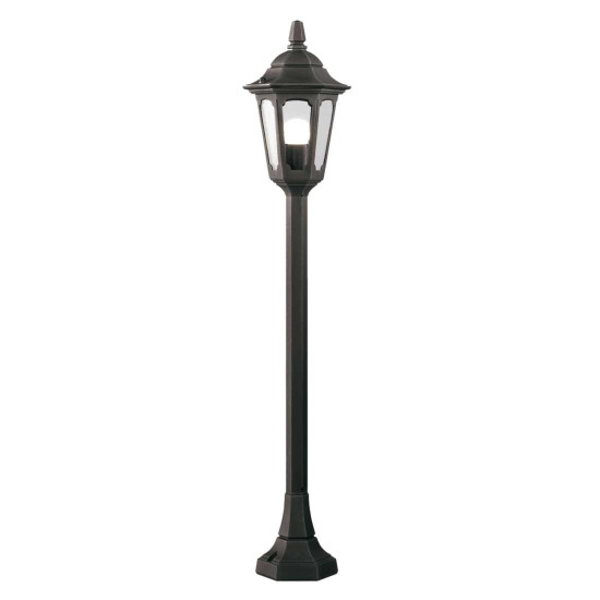Parish Mini 1-lt outdoor pillar light black/clear 95 cm IP44 Parish Mini 1-lt outdoor pillar light black/clear 95 cm IP44