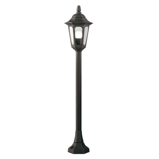 Parish Mini 1-ljus utomhus pelarlampa svart/klar 95 cm IP44