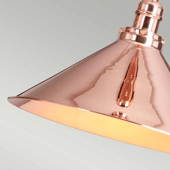 Provence 1-arm taklampa polerad koppar 37cm Provence 1-arm taklampa polerad koppar 37cm