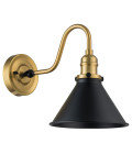 Provence 1-ljus vägglampa åldrad mässing/mattsvart 27,5 cm Elstead Lighting Provence 1-ljus vägglampa åldrad mässing/mattsvart 27,5 cm