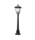 Alford Place 2-Lt Outdoor Pillar Light Museum Black 110.2cm Quintesse Lighting Alford Place 2-Lt Outdoor Pillar Light Museum Black 110.2cm