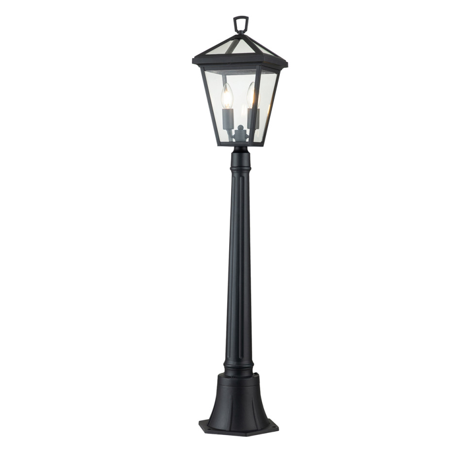 Alford Place 2-Lt Outdoor Pillar Light Museum Black 110.2cm Quintesse Lighting Alford Place 2-Lt Outdoor Pillar Light Museum Black 110.2cm