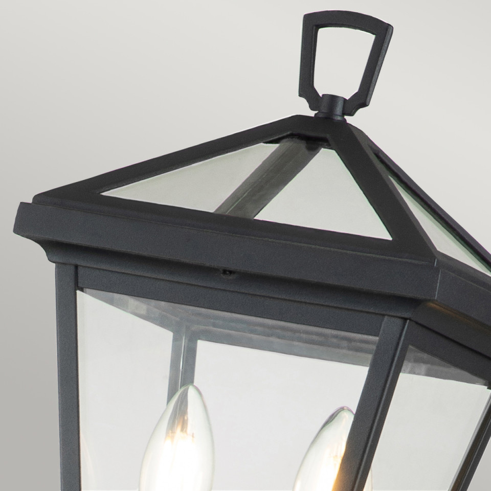Alford Place 2-Lt Outdoor Pillar Light Museum Black 110.2cm Quintesse Lighting Alford Place 2-Lt Outdoor Pillar Light Museum Black 110.2cm
