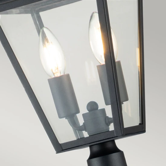 Alford Place 2-Lt Outdoor Pillar Light Museum Black 110.2cm Alford Place 2-Lt Outdoor Pillar Light Museum Black 110.2cm