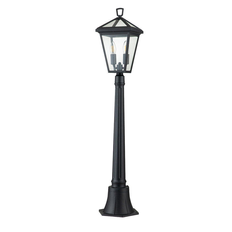 Alford Place 2-Lt Outdoor Pillar Light Museum Black 110.2cm Quintesse Lighting Alford Place 2-Lt Outdoor Pillar Light Museum Black 110.2cm