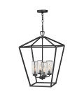 Alford Place 4-Lt Outdoor Ceiling Light Museum Black 43.2cm Quintesse Lighting Alford Place 4-Lt Outdoor Ceiling Light Museum Black 43.2cm