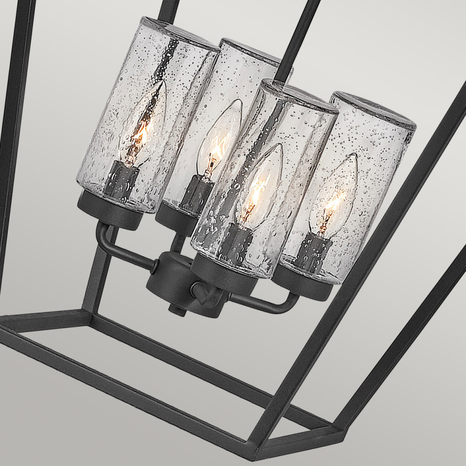 Alford Place 4-Lt Outdoor Ceiling Light Museum Black 43.2cm Quintesse Lighting Alford Place 4-Lt Outdoor Ceiling Light Museum Black 43.2cm