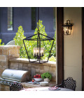 Alford Place 4-Lt Outdoor Ceiling Light Museum Black 43.2cm Quintesse Lighting Alford Place 4-Lt Outdoor Ceiling Light Museum Black 43.2cm