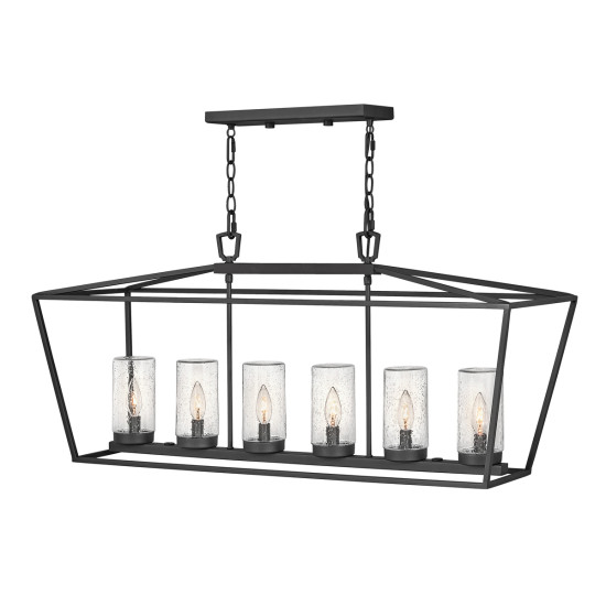 Alford Place 6-lt utomhus taklampa  svart 101.6cm