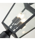 Alford Place 4-Lt Outdoor Lamp Post Museum Black 250cm Quintesse Lighting Alford Place 4-Lt Outdoor Lamp Post Museum Black 250cm