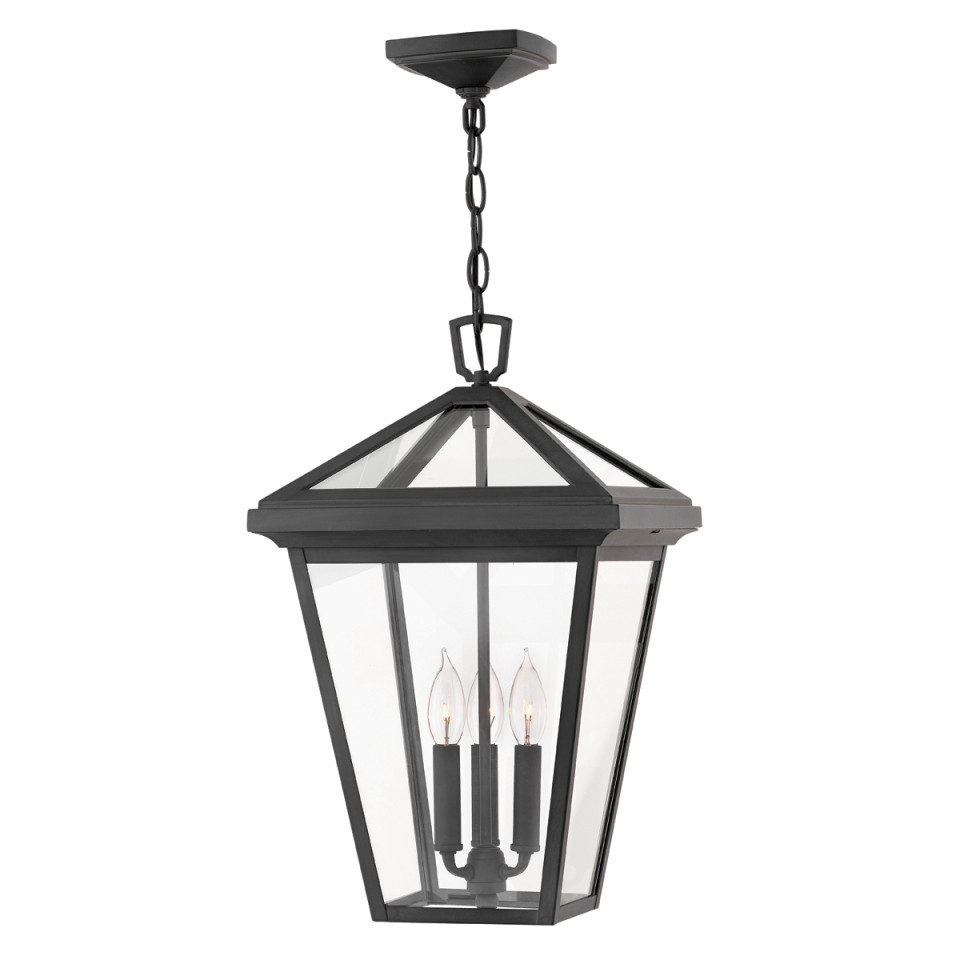 Alford Place 3-lt utomhus taklampa museum svart 30,5cm Quintesse Alford Place 3-lt utomhus taklampa museum svart 30,5cm
