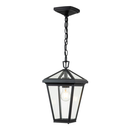 Alford Place 1-lt utomhus taklampa  svart 20,3cm Alford Place 1-lt utomhus taklampa  svart 20,3cm