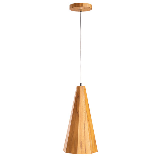 Angular taklampa i teakfanér 20 cm Angular taklampa i teakfanér 20 cm