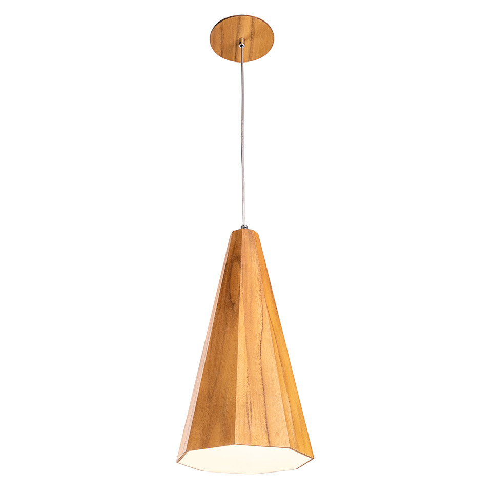 Angular taklampa i teakfanér 20 cm Accord Lighting Angular taklampa i teakfanér 20 cm